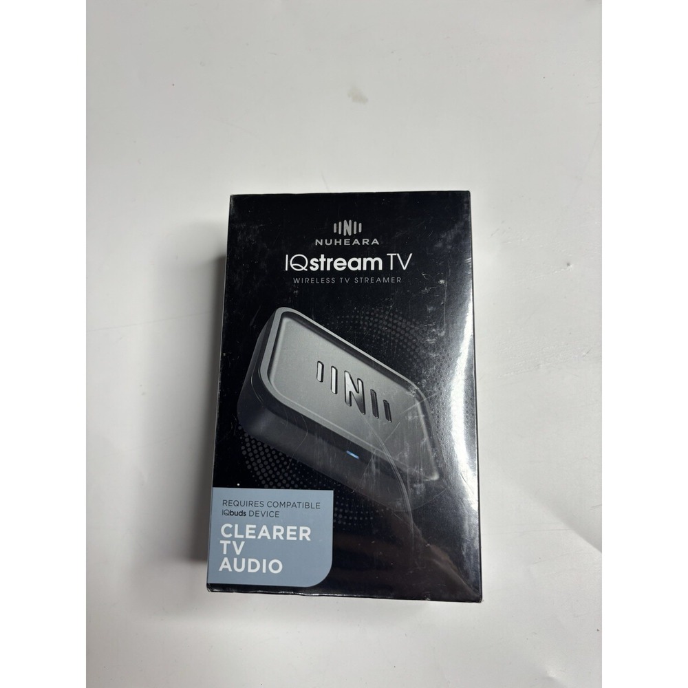 IQstream TV Audio Streamer Hear TV Better by Nuheara Qualcomm aptX Low Latency